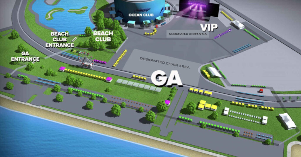 coastal country jam festival map