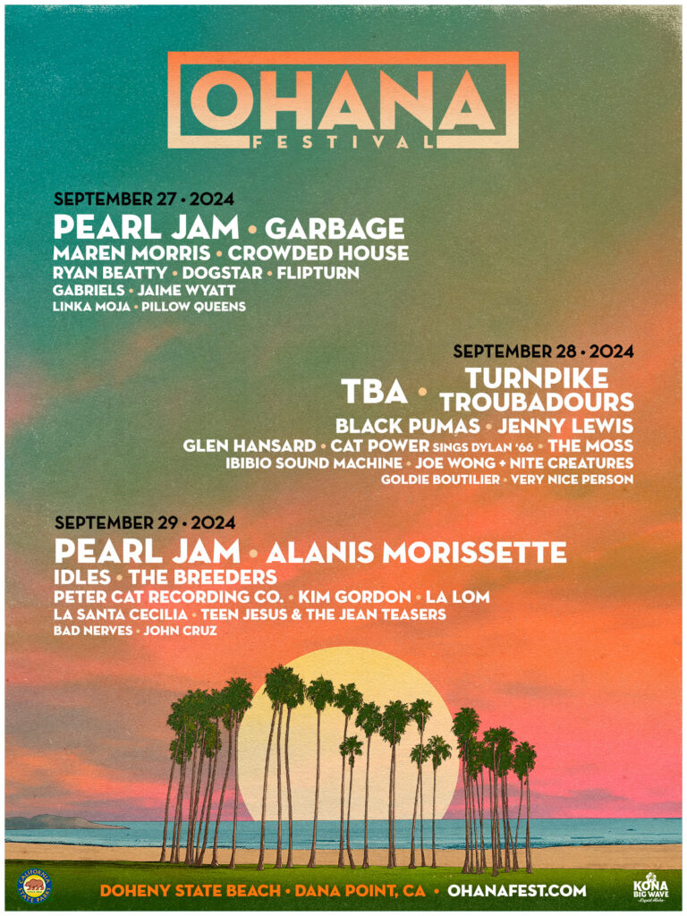 ohana music festival lineup 2024