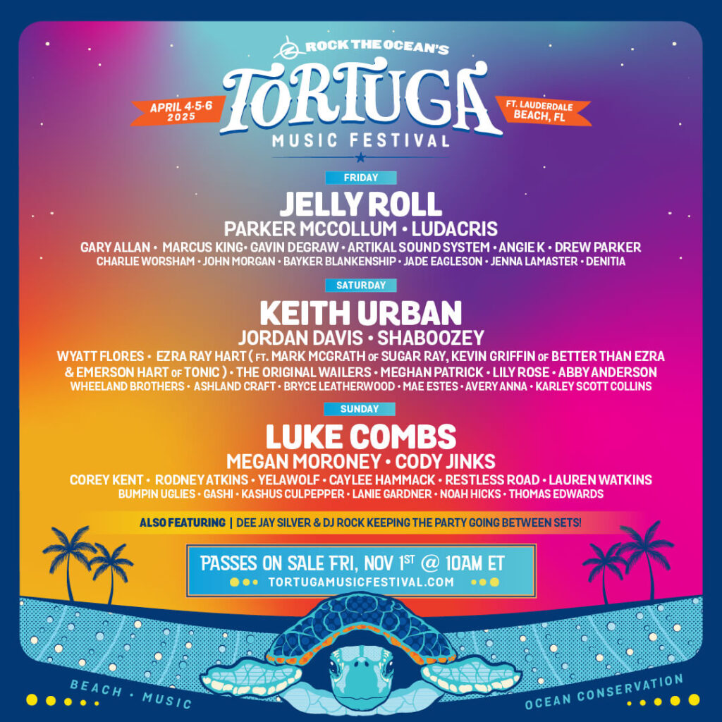 tortuga 2025 lineup