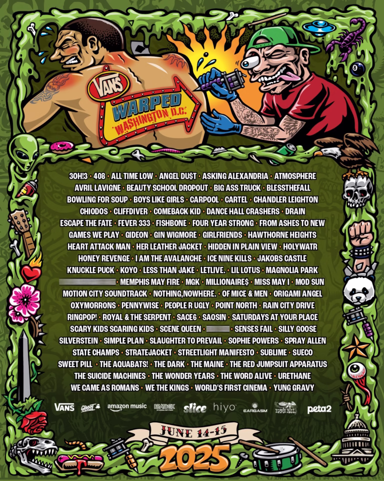 vans warped tour lineup